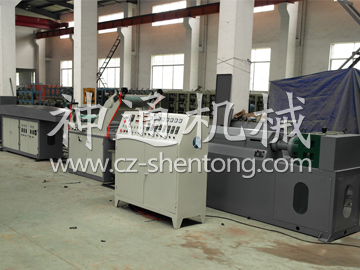 Plastic artificial turf open wire production line